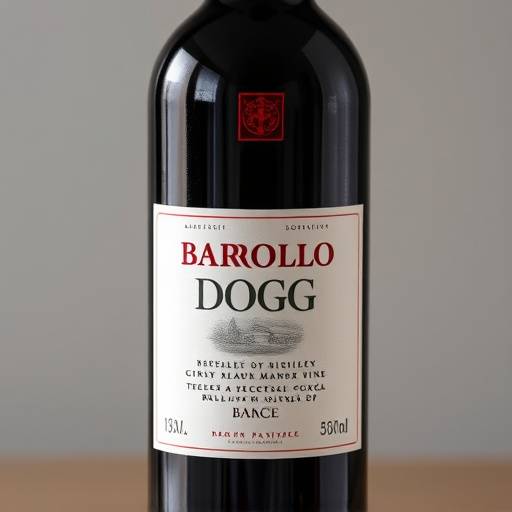 Bottiglia di vino Barolo DOCG