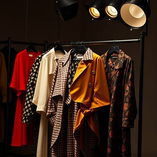 Capi di abbigliamento di alta moda italiana